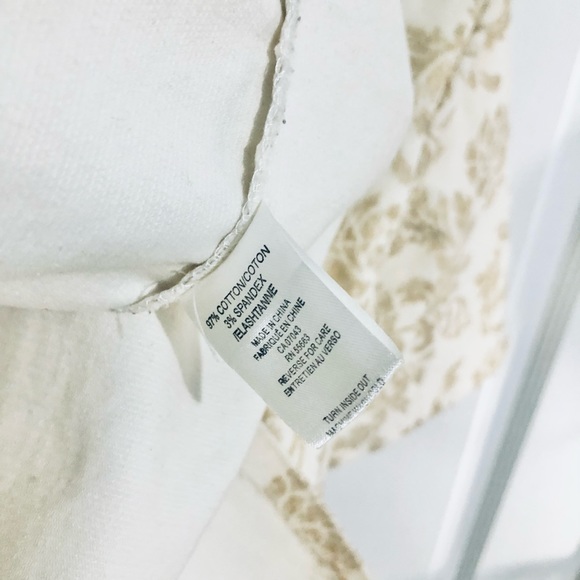 [ATHENA MARIE] Vintage Corduroy Gold-White Top - Picture 5 of 6